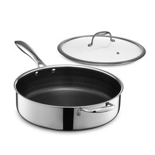 HEXCLAD 4.5 QT Deep Sauté Pan With Lid RRP £179 BRAND NEW