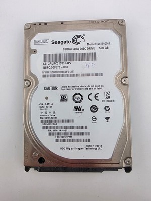 Seagate Momentus 5400.6 ST9500325AS 500 GB HDD 2,5'' SATA II #036 SMART gut