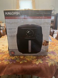Kalorik XL Digital Smart Fryer With Hot Air Technology In Original Box. Used 1X