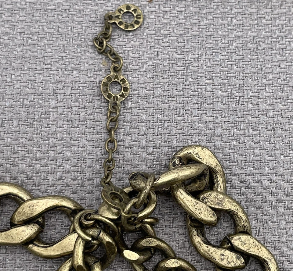 Baublebar doble cadena con cristales y metal colgante Foto 3 de 4