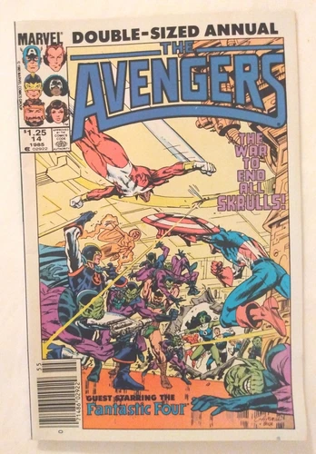 Avengers Annual #14 Vintage Marvel Comic 1985 Fantastic Four John Byrne She-Hulk