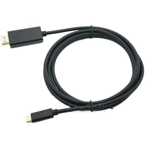 High Quality 6 feet Type-C USB-C USB 3.1 to HDMI Male Cable Adapter Converter US - Picture 1 of 1
