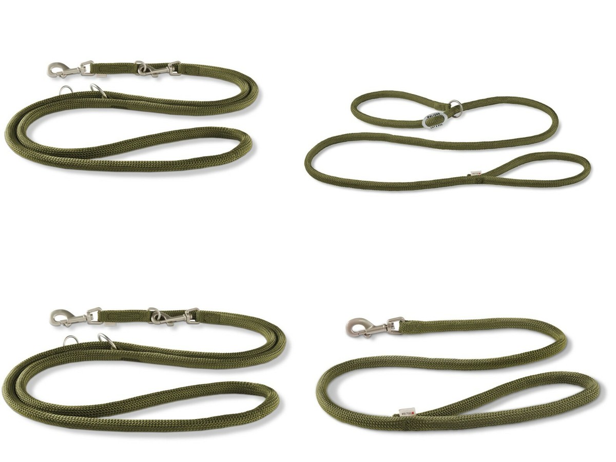 WOLTERS Führleine K2 Olive - 300 Cm Hundeleine Aus Nylon