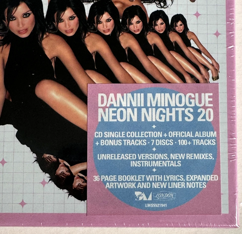 DANNII MINOGUE * NEON NIGHTS 20 * UK LIMITED EDITION ANNIVERSARY 7x CD BOX * BN! - Image 3 of 4