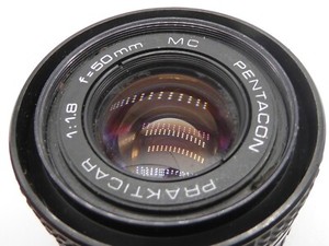MC Pentacon Prakticar 1.8 f=50mm Lens Paktika PB Bayonet  WORKING! ref76