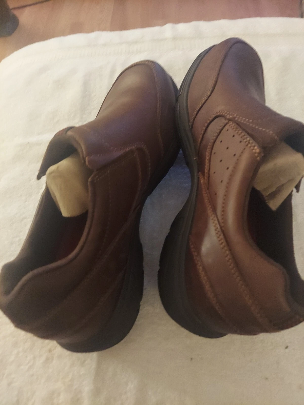 Rockport Walkability Adiprene di Adidas in pelle marrone taglia 10 5