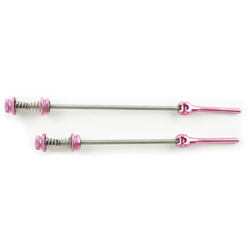 OMNI Racer WORLDS LIGHTEST Race-Lite Titanium Alloy Road Wheel Skewers 46g: PINK - Image 3 of 4