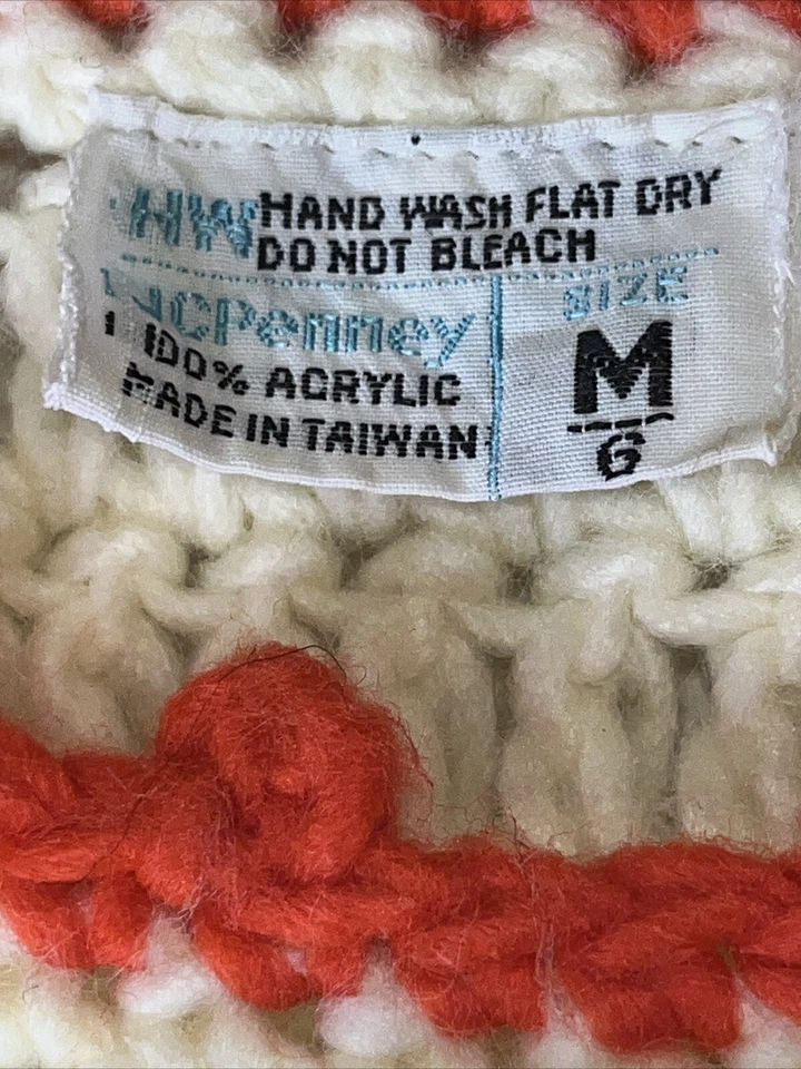 Chaleco tejido Ernie vintage de Plaza Sésamo para niños JC Penny talla 6 Muppets Foto 3 de 4