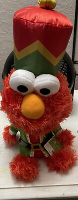 Christmas Holiday Elmo Nutcracker 16  Plush Sesame Street 2019 Kids Festive