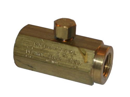 1/4" BSP Female Male Thread Brass Pneumatic One Way Check Valve Non Return Valve Pipe Fitting Connector I4250329542