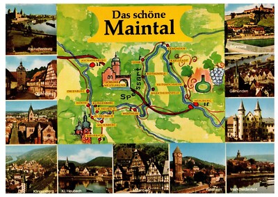 POSTCARD VTG Maintal Hesse Germany 3 