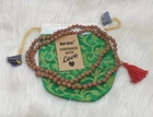 100% Natural Shiva Rudraksha 6.5 mm Japa Mala Non Dyed Religious Beads Necklace
