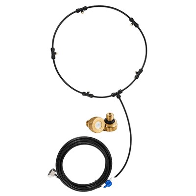 Fan Misting Kit Outdoor Mist Cooling System Water Mister Spray Fan Mister Kit