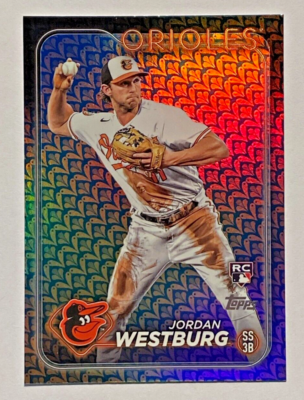 2024 Topps Series 1 Baseball #66 JORDAN WESTBURG RC Holiday 