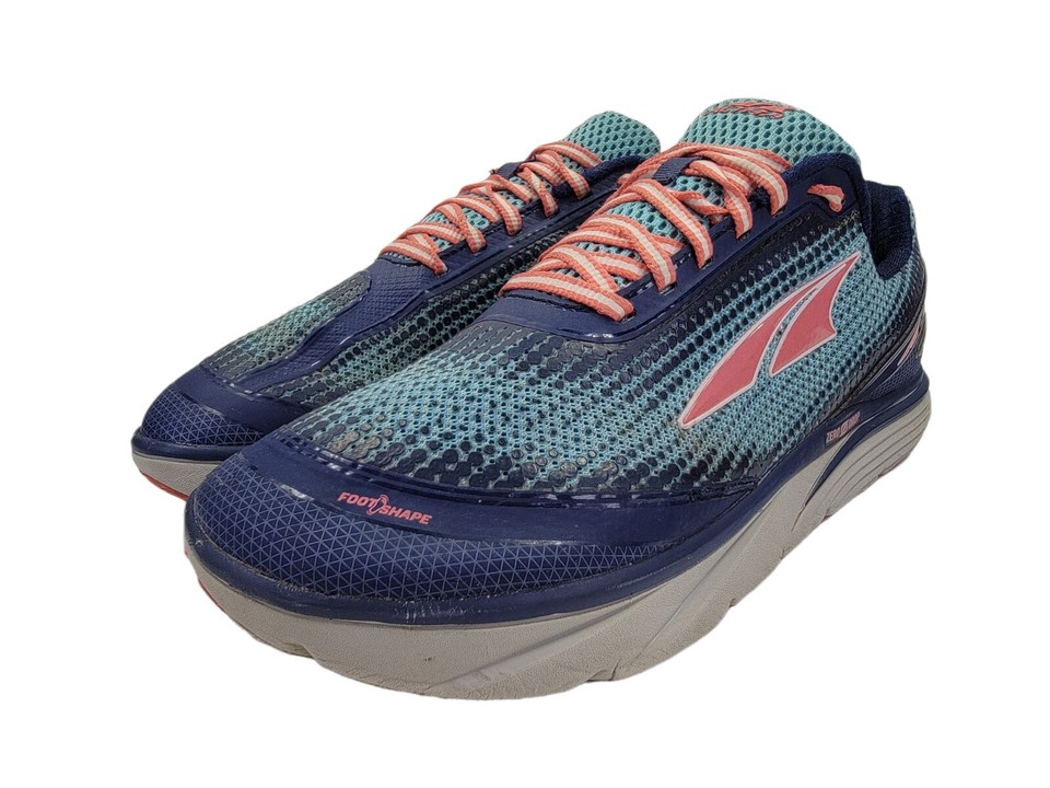 Altra Torin Womens 3.0 Blue Pink Zero Drop Athletic Running Shoes Size