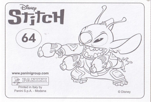 Panini Disney Stitch 2024 Sois Différent Et Fier De Cela Autocollant N° 64 - Picture 2 of 2