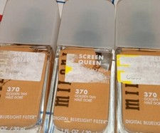 4 Milani Screen Queen Liquid Foundation, Digital Bluelight Filter Golden Tan 370