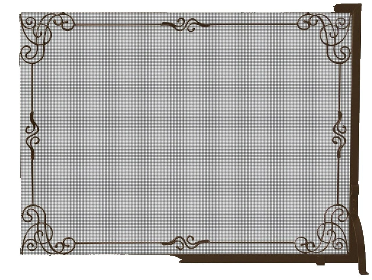 Telas De Lareira Marrom Bronze