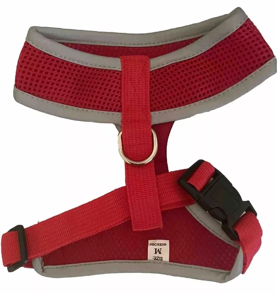 Dog Harness, No Pull Reflective Adjustable Breathable Mesh Paw Design S M L