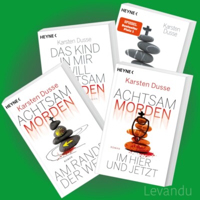 ACHTSAM MORDEN 1-4 | KARSTEN DUSSE | Roman-Reihe - Band 1+2+3+4 - Taschenbücher
