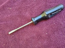 Crescent Round Shank Screwdriver 3" Long 3/16" Flat Tip, Made in USA