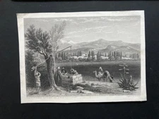 Landscape Illustrations from The Bible Finden after Brockedon