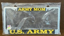 US ARMY MOM Metal License Plate Frame - Brand NEW Made In The USA