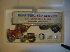 First Gear 18-1429 1960 Model B-61 Mack Tractor Truck Trailer H.F. Campbell 1:34