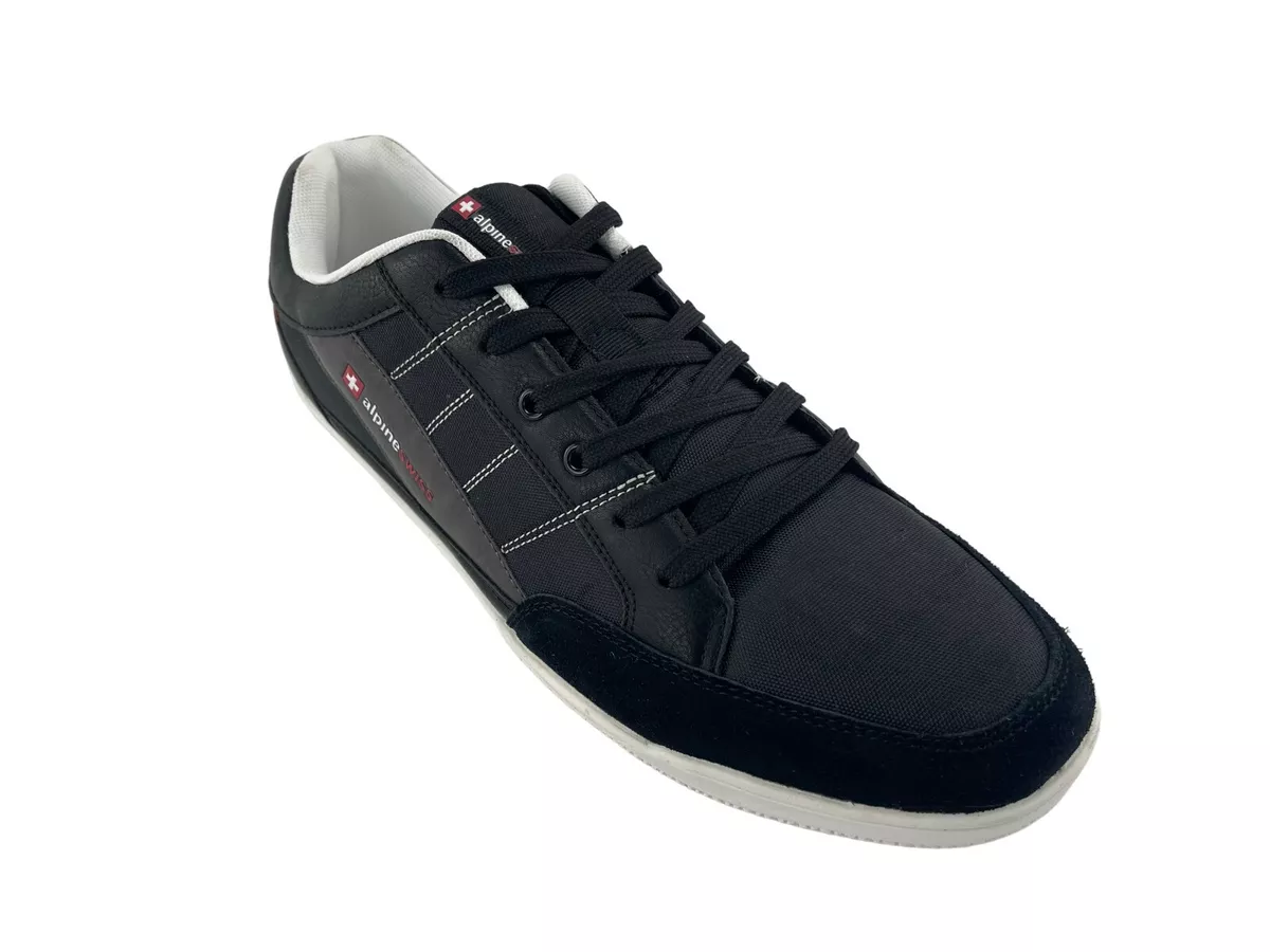 Alpine swiss mens stefan suede trim retro fashion hotsell sneakers