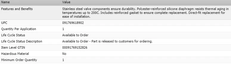 Válvula SMP STANDARD EGR para Ford F-350 V8-7,5L 1993-1997 Foto 4 de 4