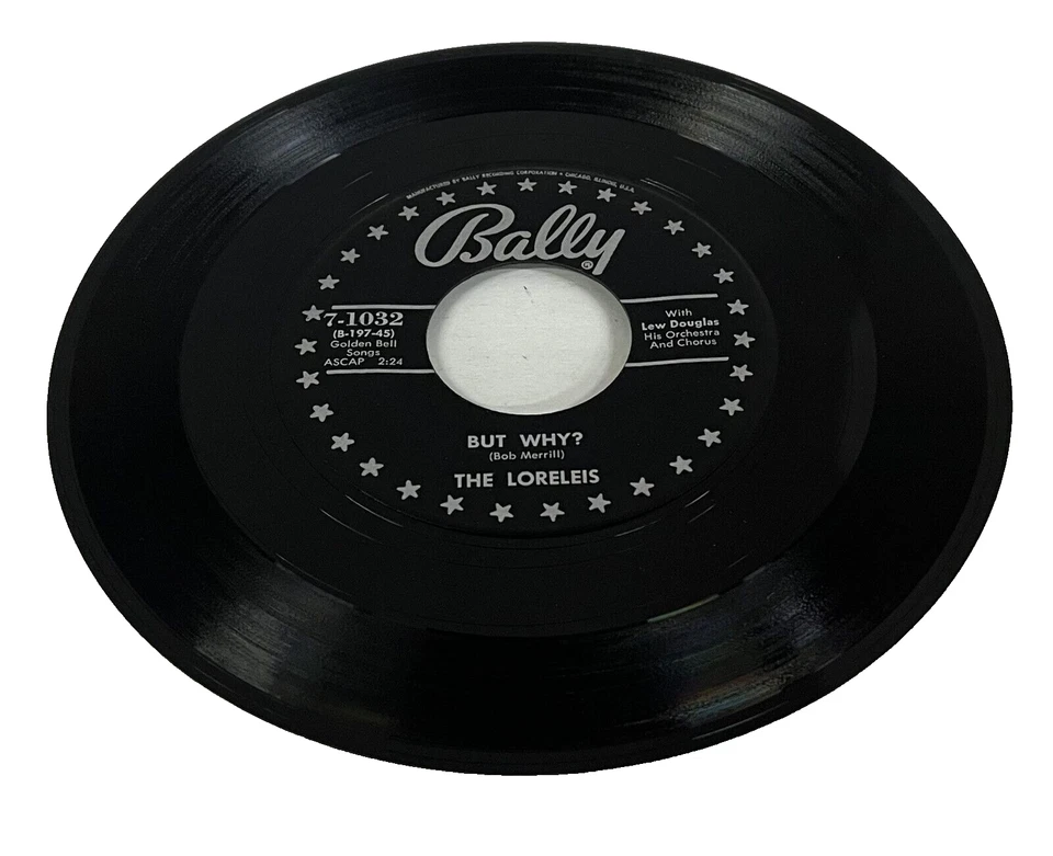 The LORELEIS ~But Why / I'll Leave the Door Open~Orig. 45 rpm Bally Records NM Foto 2 de 3