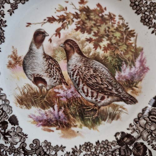 Vintage Palissy Spiel Serie Beilagenteller "English Game Birds" 17,5 cm - Bild 2 von 3