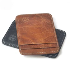Leather Card Holder Easy Hold