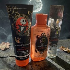 Bath  Body Works Jack Skellington 3 Pc Set Nightmare Before Christmas Limited