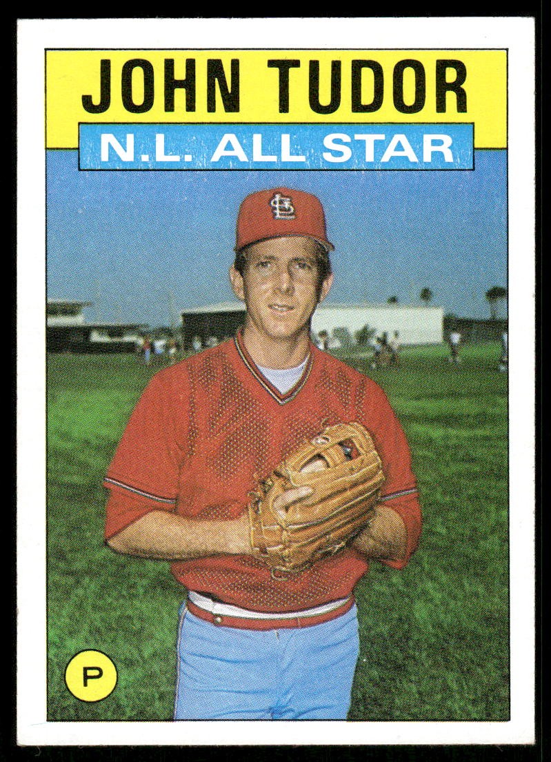 John Tudor 1986 Topps #710 Cardinals