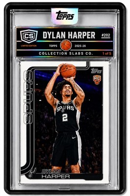 2025-26 Topps - Dylan Harper #202 (RC) Collection Slabs (ONLY 5 MADE)