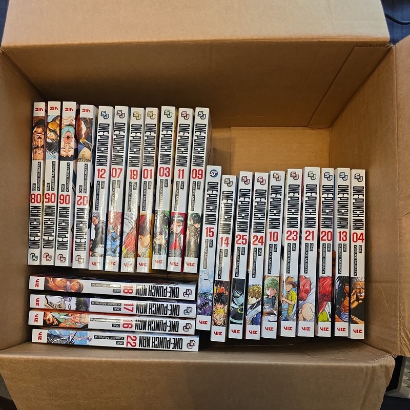 One Punch Man Manga Series Volumes1-25 Read Once Excellent Condition.