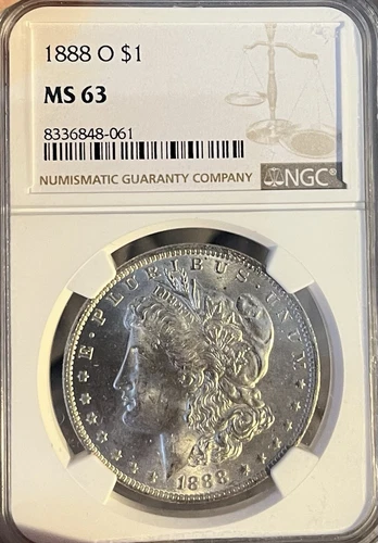 1888-O NGC MS63 Morgan Silver Dollar