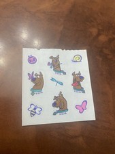 Vintage Sandylion Scooby Doo Face Expressions Sticker Module Cute