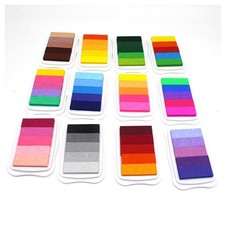 5 Colors Colour Ink Pads for Stamping Stamps Card Making Decorative