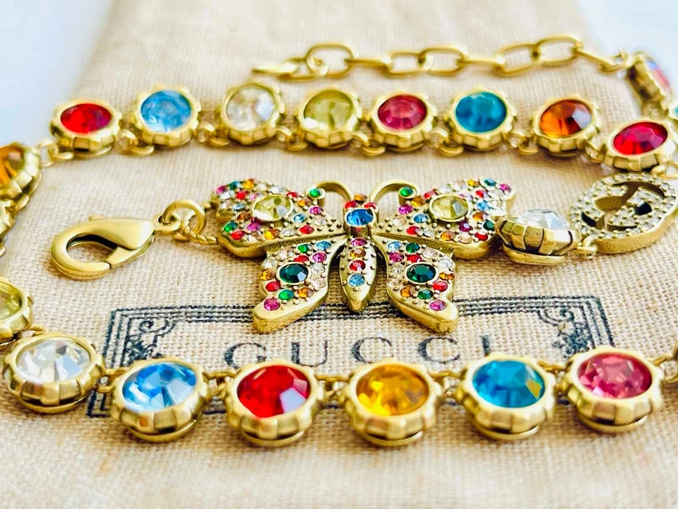 Gucci Necklace butterfly stamped - Image 3 of 4