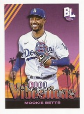 2024 Topps Big League Dodgers Mookie Betts Good Vibrations Insert Card #GV-30