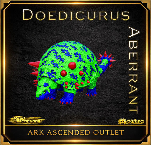 Aberrant Doedicurus-Ark Survival Ascended-ASA-Dino-PVE-Stat-PC/XBOX/PS5-AAO