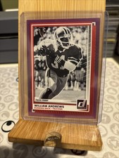 2025 Panini Donruss William Andrews Purple Press Proof #247 Atlanta Falcons
