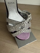 Gina Shoes in Dark Purple/Burgundy 