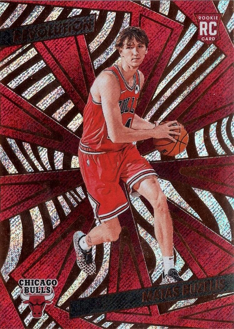 Matas Buzelis (RC) Rookie Card 2024-25 Panini Revolution #129 Chicago Bulls