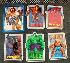 2008 Marvel Vending Stickers Sandylion Series 1-Set of 12-Foil/Holo