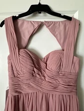 Azazie Size A12 Dusty Rose formal dress NWT 