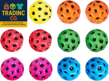 Super High Bouncing Space Moon Balls 12 Pack - Extreme Bounce for Kids Sensory P