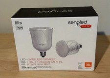 Sengled Pulse Dimmable LED Wireless JBL Bluetooth Speaker NEW 2 Piece Set